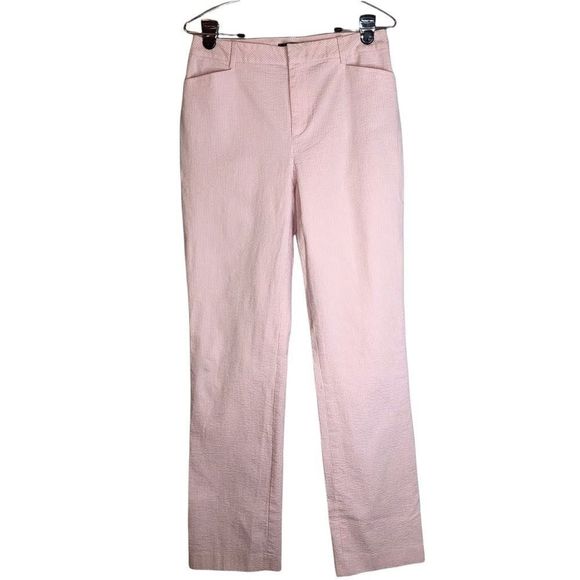 Lauren Ralph Lauren Pants - Lauren Ralph Lauren Pink and White Seersucker Pants